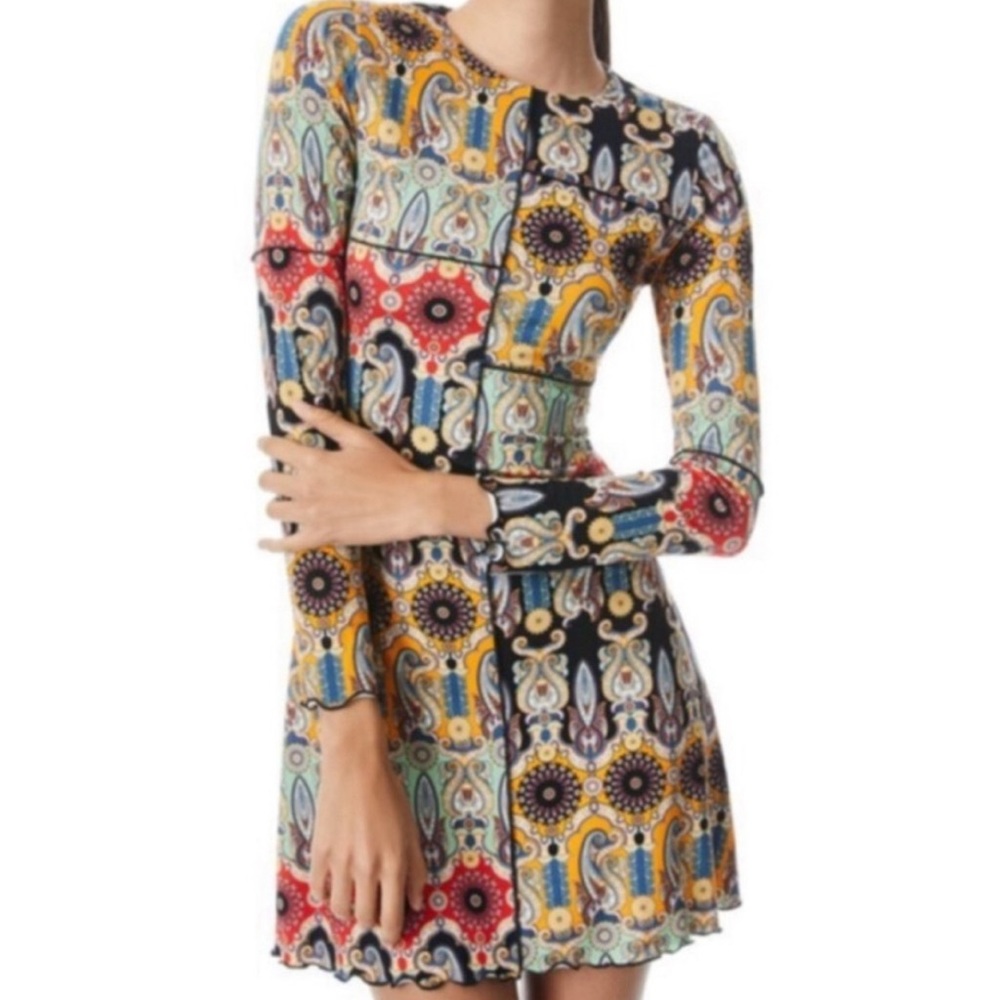 Alice + Olivia Colorful Dress Size 2